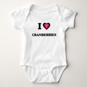 I Love Cranberries Baby Bodysuit