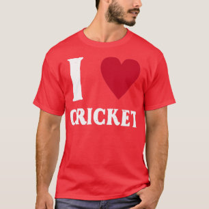 I Love Cricket7  T-Shirt