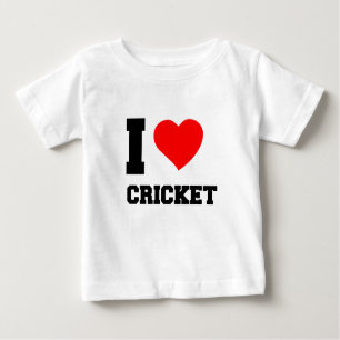 I LOVE CRICKET BABY T-Shirt