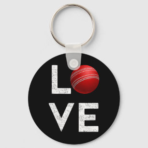 I Love Cricket! Pionate Cricket Player Key Ring