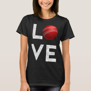 I Love Cricket! Pionate Cricket Player  T-Shirt