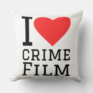 I love crime film cushion