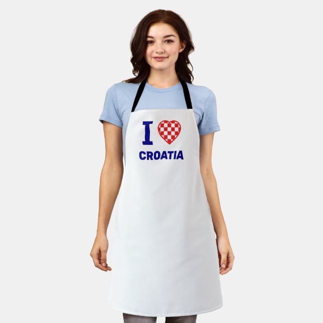 I love croatia apron (Worn)