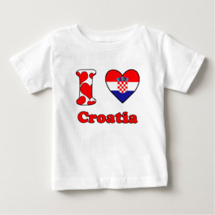 I love Croatia Baby T-Shirt
