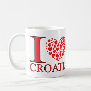 I Love Croatia Coffee Mug