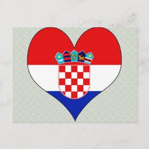 I Love Croatia Postcard