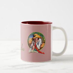 I Love Crossword Puzzles Two-Tone Coffee Mug