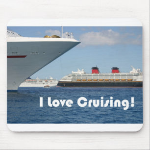I Love Cruising Mouse Pad