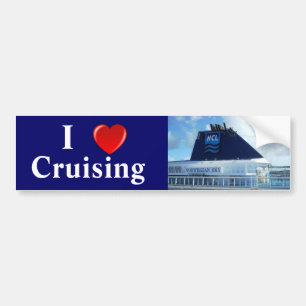 I Love Cruising N Bumper Sticker