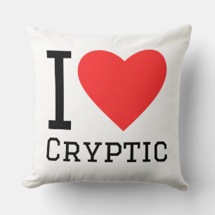 I love cryptic cushion