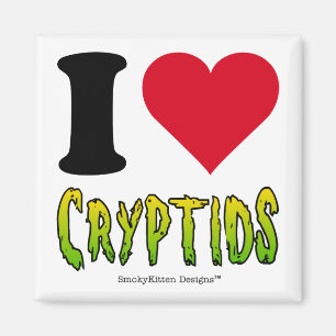 I Love Cryptids Magnet