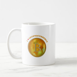 I Love Cryptocurrency Coffee Mug