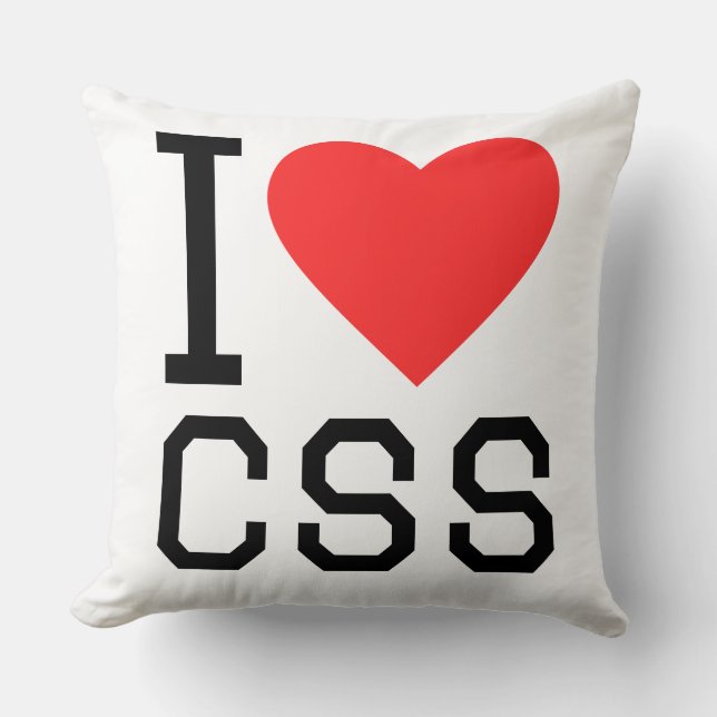 I love css cushion (Front)
