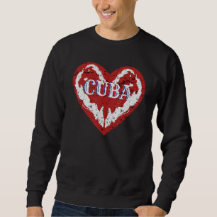 I Love Cuba Heartland Life Island Forming Heart Yo Sweatshirt