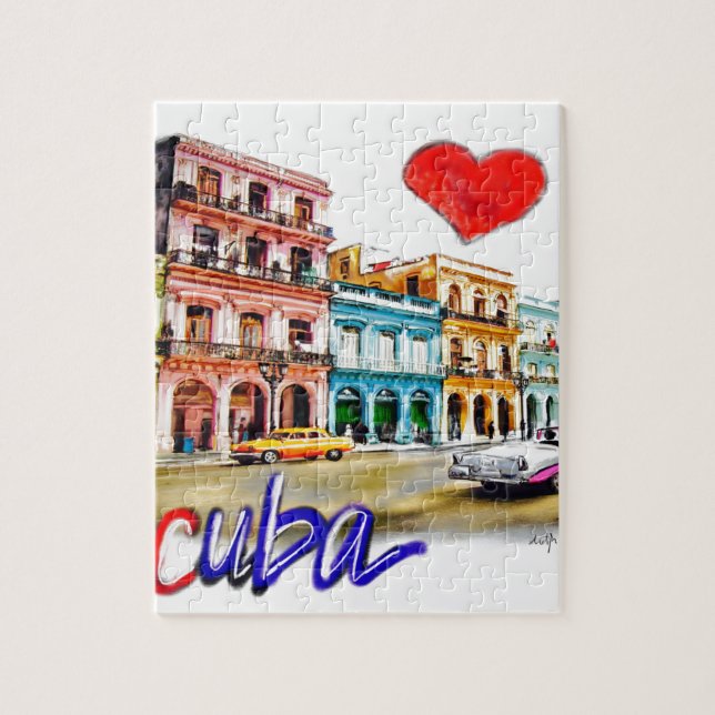 I love Cuba Jigsaw Puzzle (Vertical)