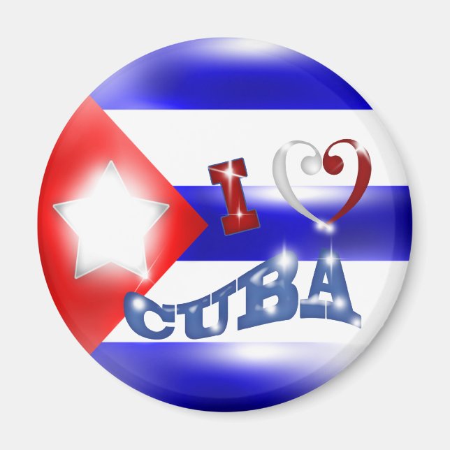 I love Cuba Magnet (Front)