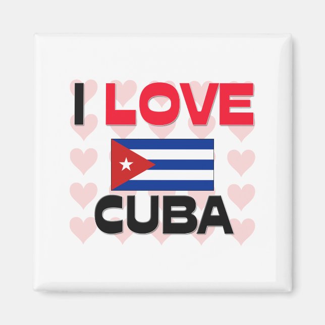 I Love Cuba Magnet (Front)