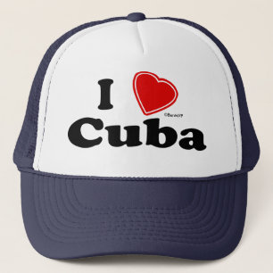 I Love Cuba Trucker Hat