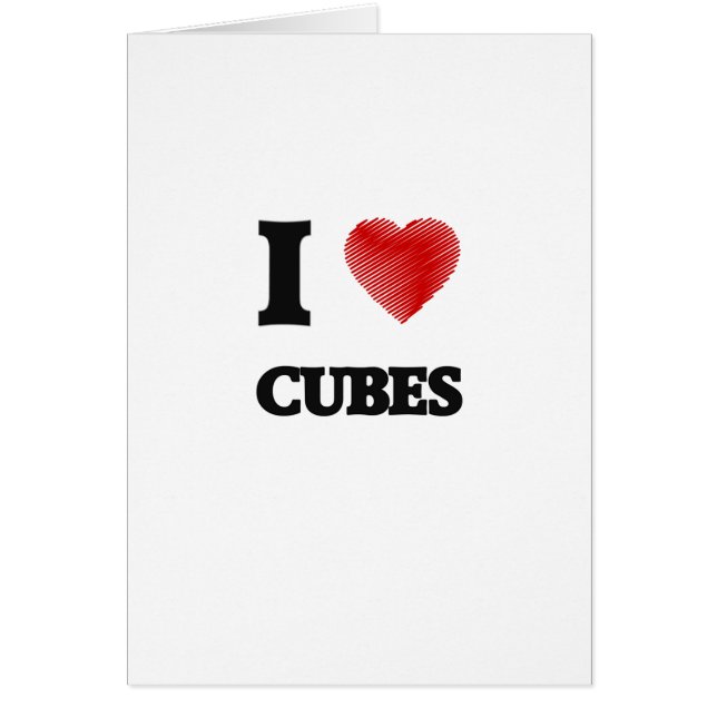 I love Cubes (Front)