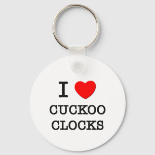 I Love Cuckoo Clocks Key Ring