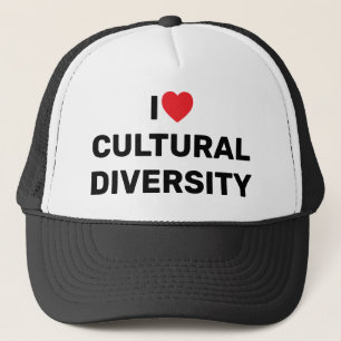 I Love Cultural Diversity™ Trucker Hat