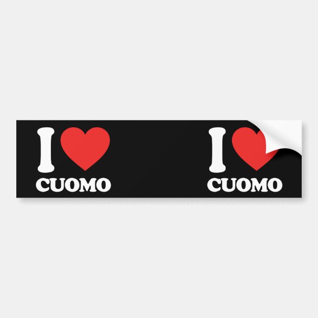 I Love Cuomo Bumper Sticker (Front)