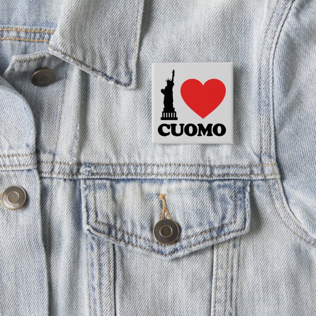 I Love Cuomo | Statue of Liberty 15 Cm Square Badge (In Situ)