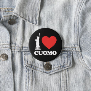 I Love Cuomo   Statue of Liberty 7.5 Cm Round Badge