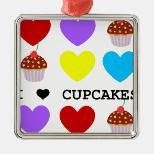 i love cupcakes bright design cupcake metal tree decoration