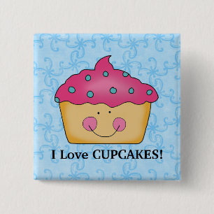 I Love Cupcakes button