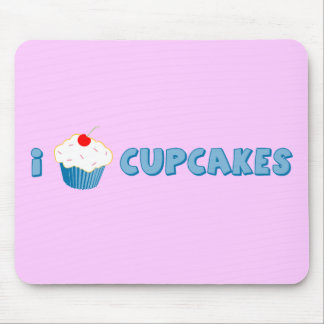 I Love Cupcakes Mouse Pad