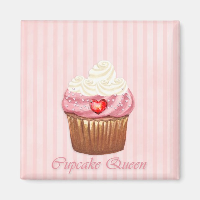 I love Cupcakes Refrigerator Magnet (Front)