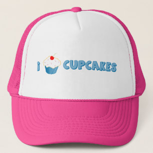 I Love Cupcakes Trucker Hat