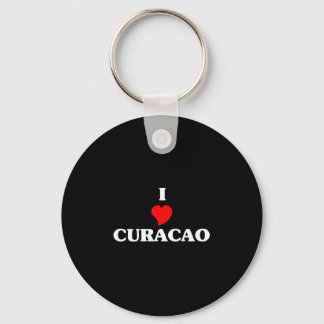 I Love Curacao Key Ring