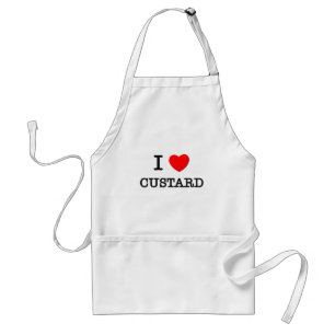 I Love Custard Standard Apron