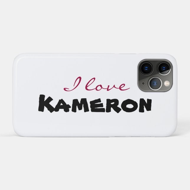 I love [customize] Case-Mate iPhone case (Back (Horizontal))