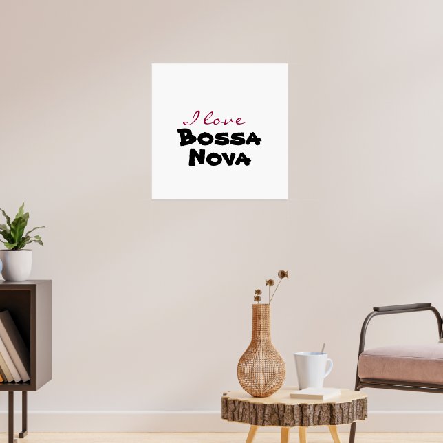 I love [customize] poster (Living Room 3)