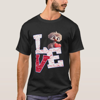 I Love Cute Baby Ostriches T-Shirt