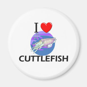 I Love Cuttlefish Magnet