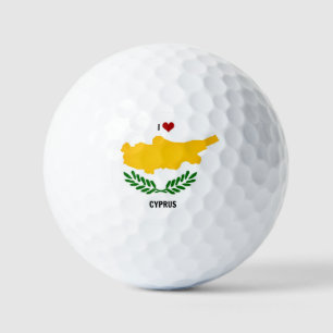 I Love Cyprus Golf Balls