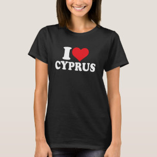 I Love Cyprus Heart Cyprus Pride T-Shirt