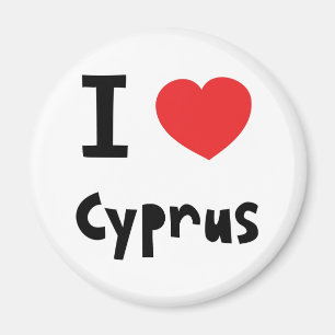 I love Cyprus Magnet