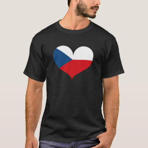 I Love Czech Republic Flag T-Shirt