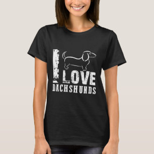 I Love Dachshunds T-Shirt