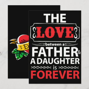 I Love Dad Tattoo Perfect Fathers Day Gift 2026 Holiday Card