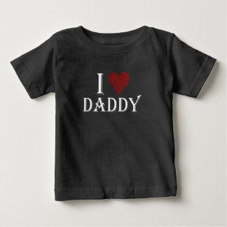 I love daddy fathers day gifts baby T-Shirt