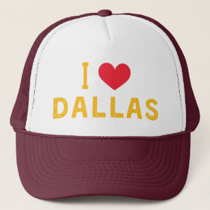 i love Dallas Trucker Hat