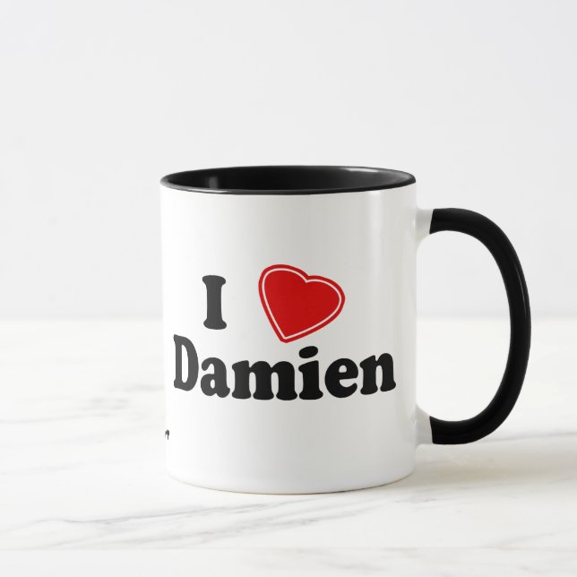 I Love Damien Mug (Right)