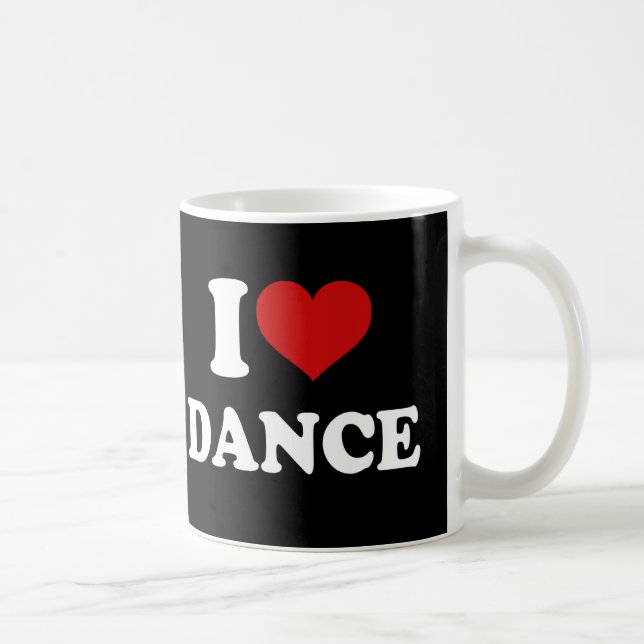I Love Dance Coffee Mug (Right)