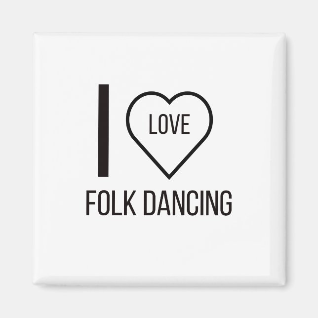 I LOVE DANCING MAGNET (Front)